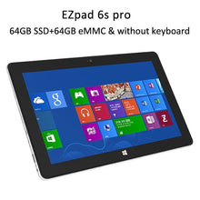 Load image into Gallery viewer, Jumper EZpad 6s pro / EZpad 6 pro 2 in 1 tablet 11.6&quot; 1080P IPS tablets pc Apollo Lake N3450 6GB DDR3 128GB SSD+64GB eMMC win10